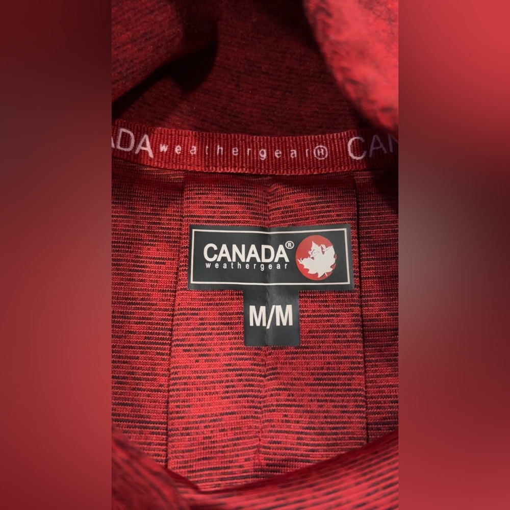 Canada Weather Gear Women's Supreme Soft Mock Neck Sweater Size Medium Red - Picture 3 of 10